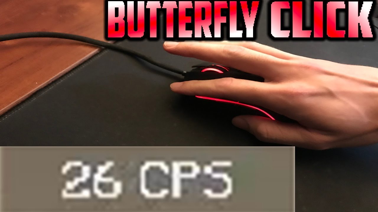 Butterfly clicking