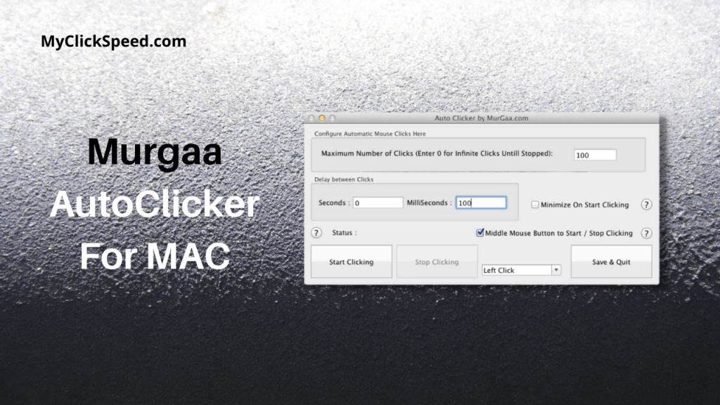 Murgaa Auto Clicker My Click Speed