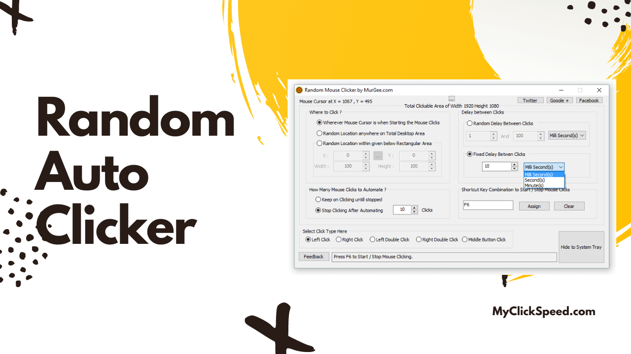 auto clicker with random intervals mac