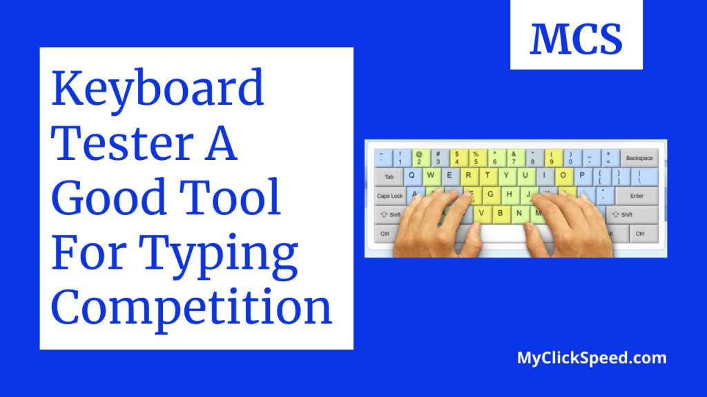 keyboard tester a good tool for typing competition