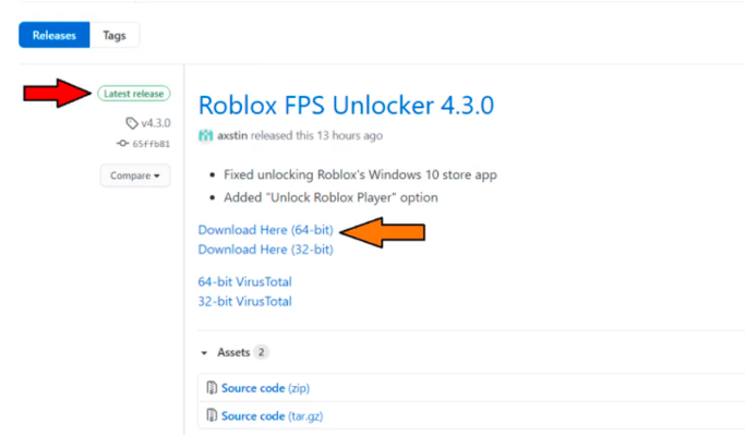 Roblox FPS Unlocker Install Step 1