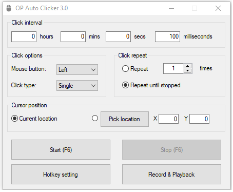 free mouse auto clicker 3.0 download