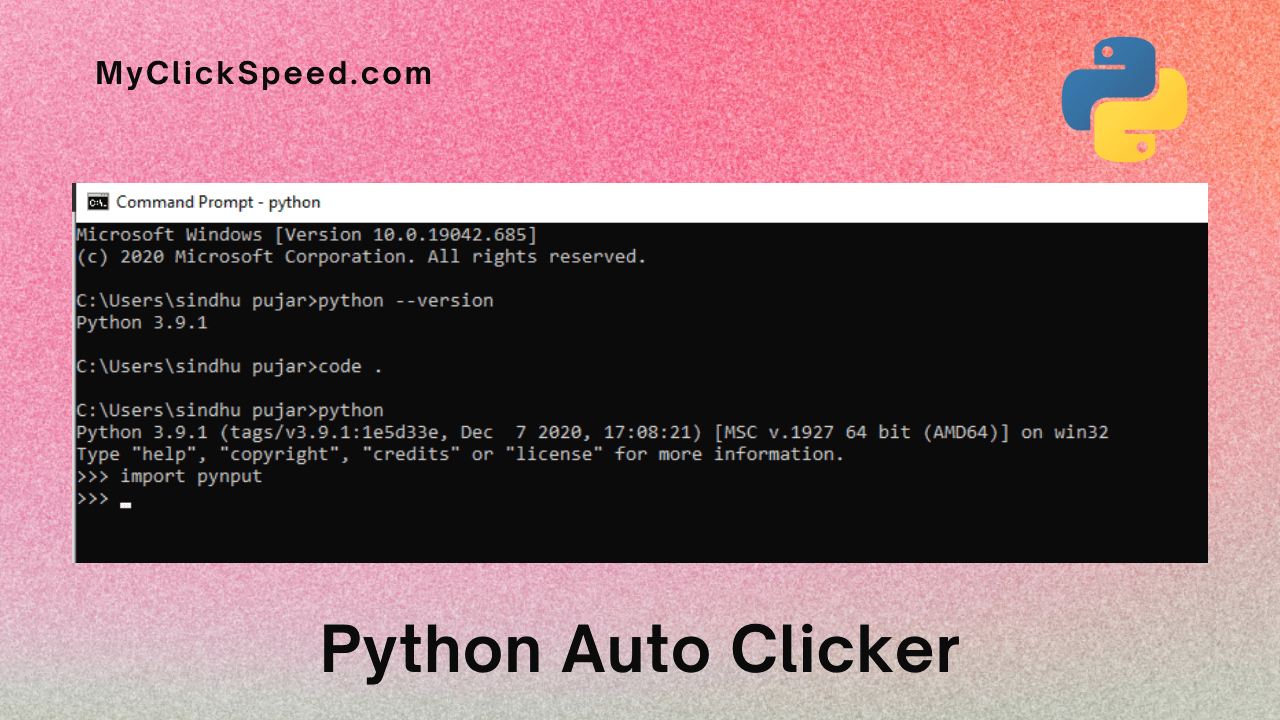 Python Auto Clicker