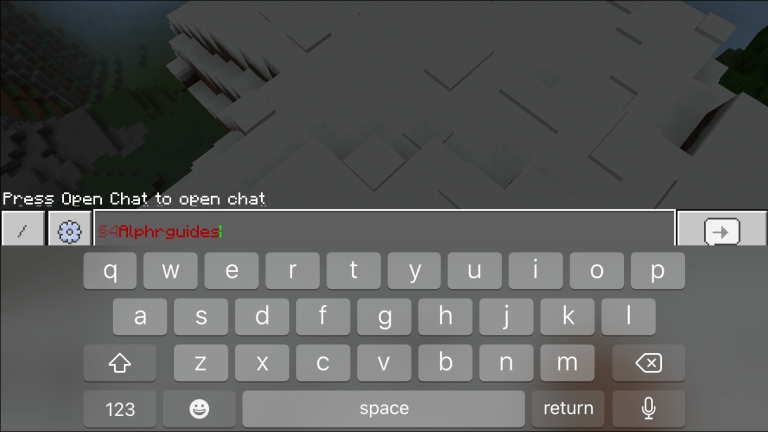 Change Minecraft Text Color in Iphone step 2
