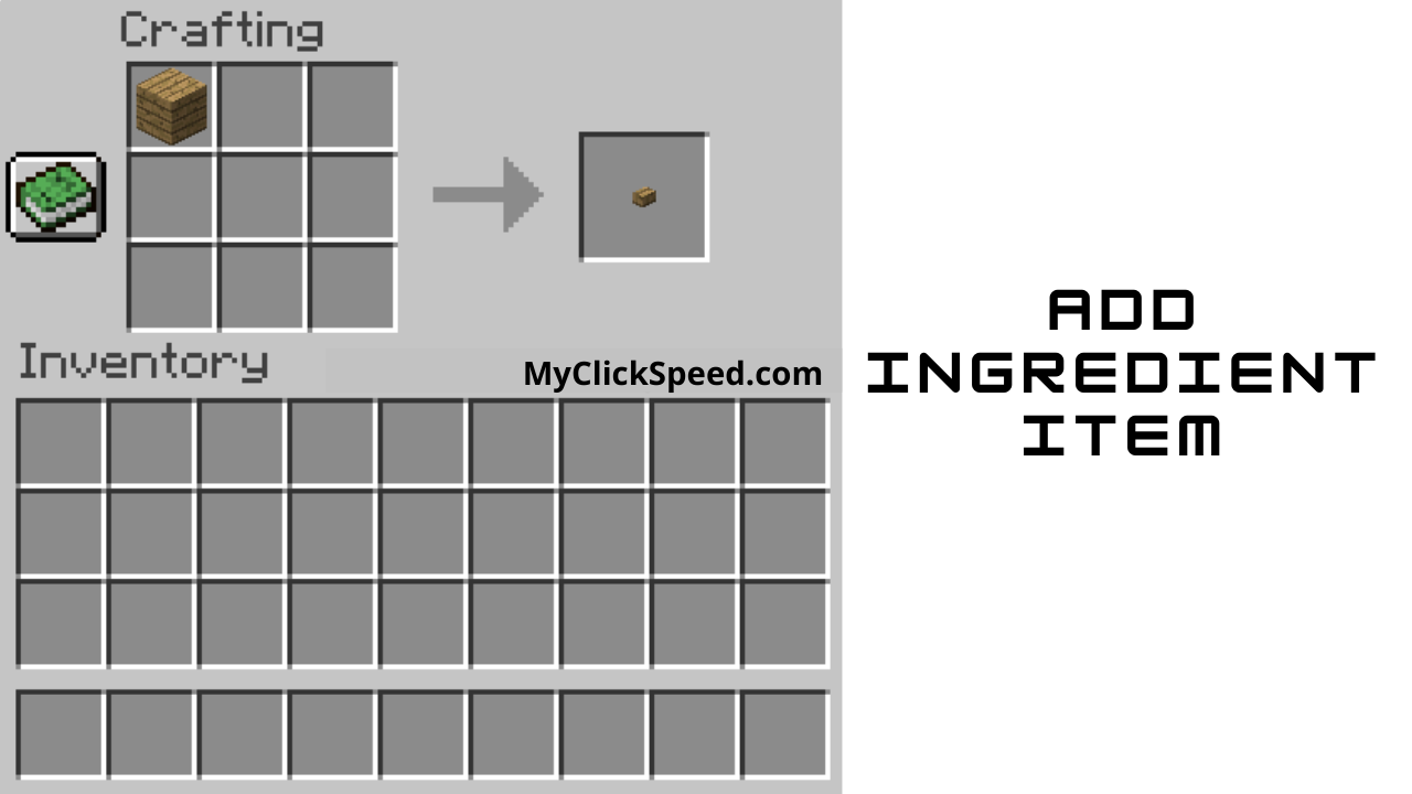How To Make A Button In Minecraft? My Click Speed