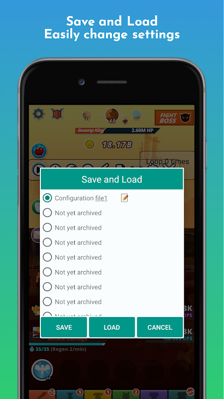 GameMaster - Save and Load
