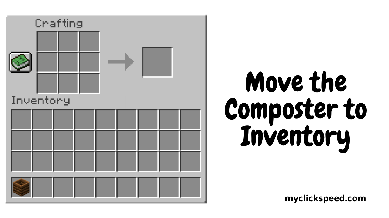 Move the Composter to Inventory