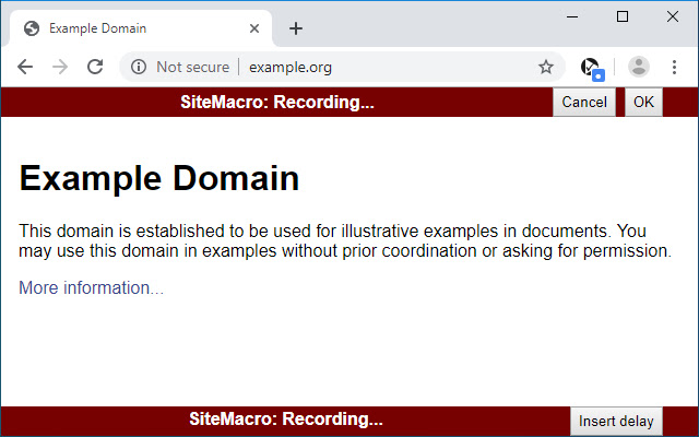 SiteMacro Extension