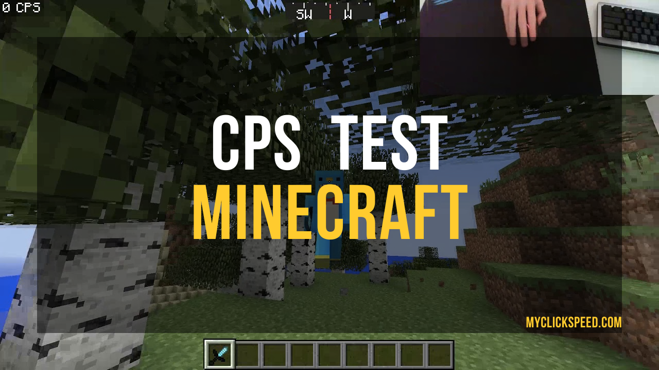 CPS Test Minecraft – Clicks Per Second