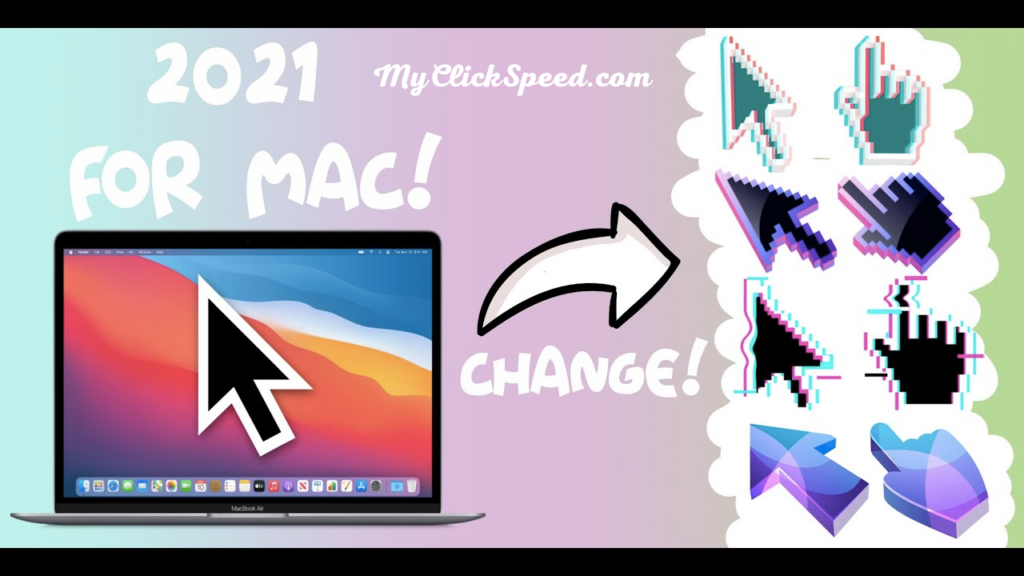 how do i change my cursor on a mac
