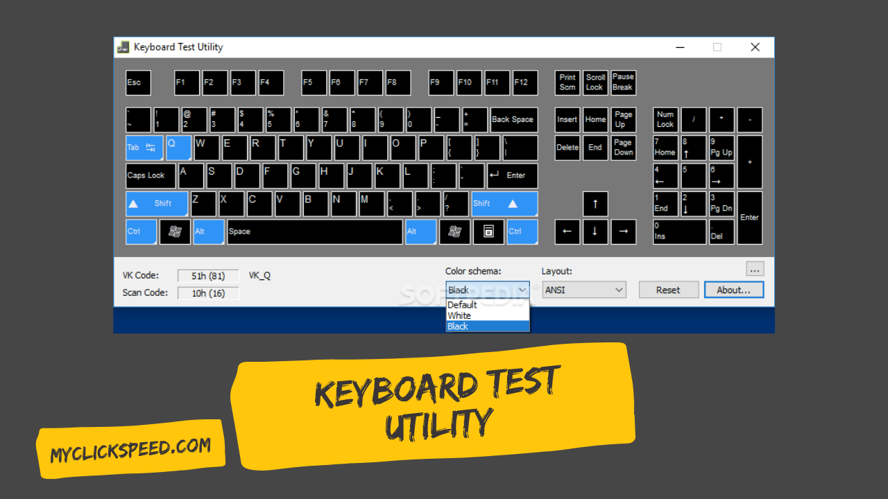Keyboard Test Utility | Free Download For Windows