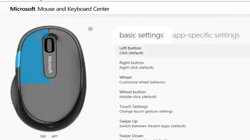 Microsoft Mouse and Keyboard Center 2